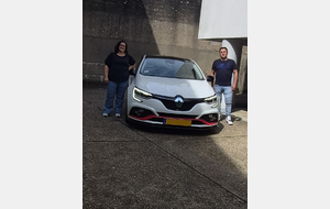 Andreia et Telmo - Mégane 4 RS Trophy 300cv -  Année 2023 -Blanc nacré